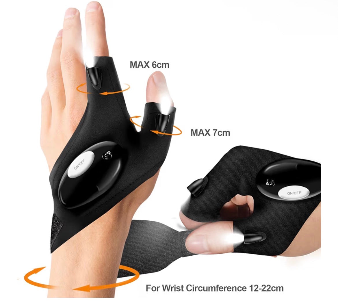 Guantes con luces para tus manos